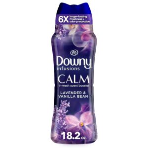 Downy Infusions Calming Laundry Scent Booster Beads, Lavender and Vanilla Bean, 18.2 oz