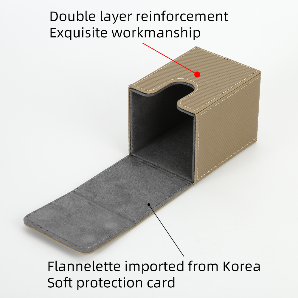 Torson Storage Field for TCG Commander Yu-Gi-Oh – PU Cardboard Sport Deck Case for 100+ Playing cards